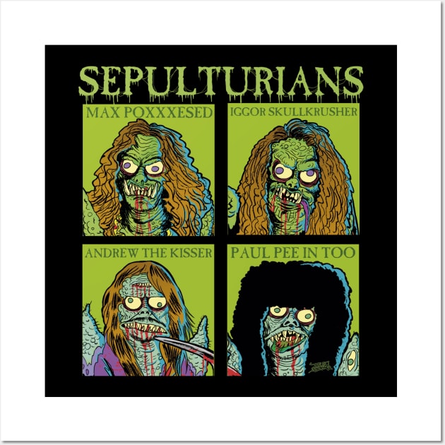 Sepulturians #2 Wall Art by mondopupo1983